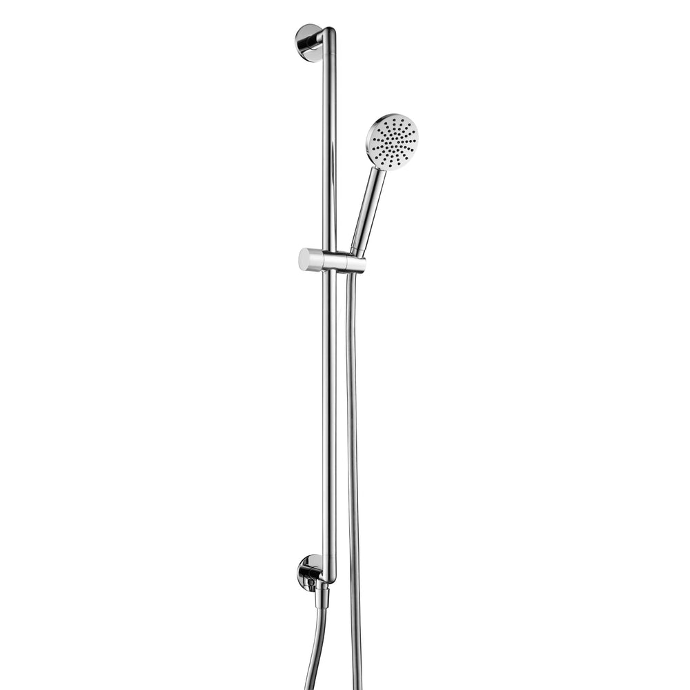 JTP EVO Slide Rail with Round Shower Handle and Hose in Chrome