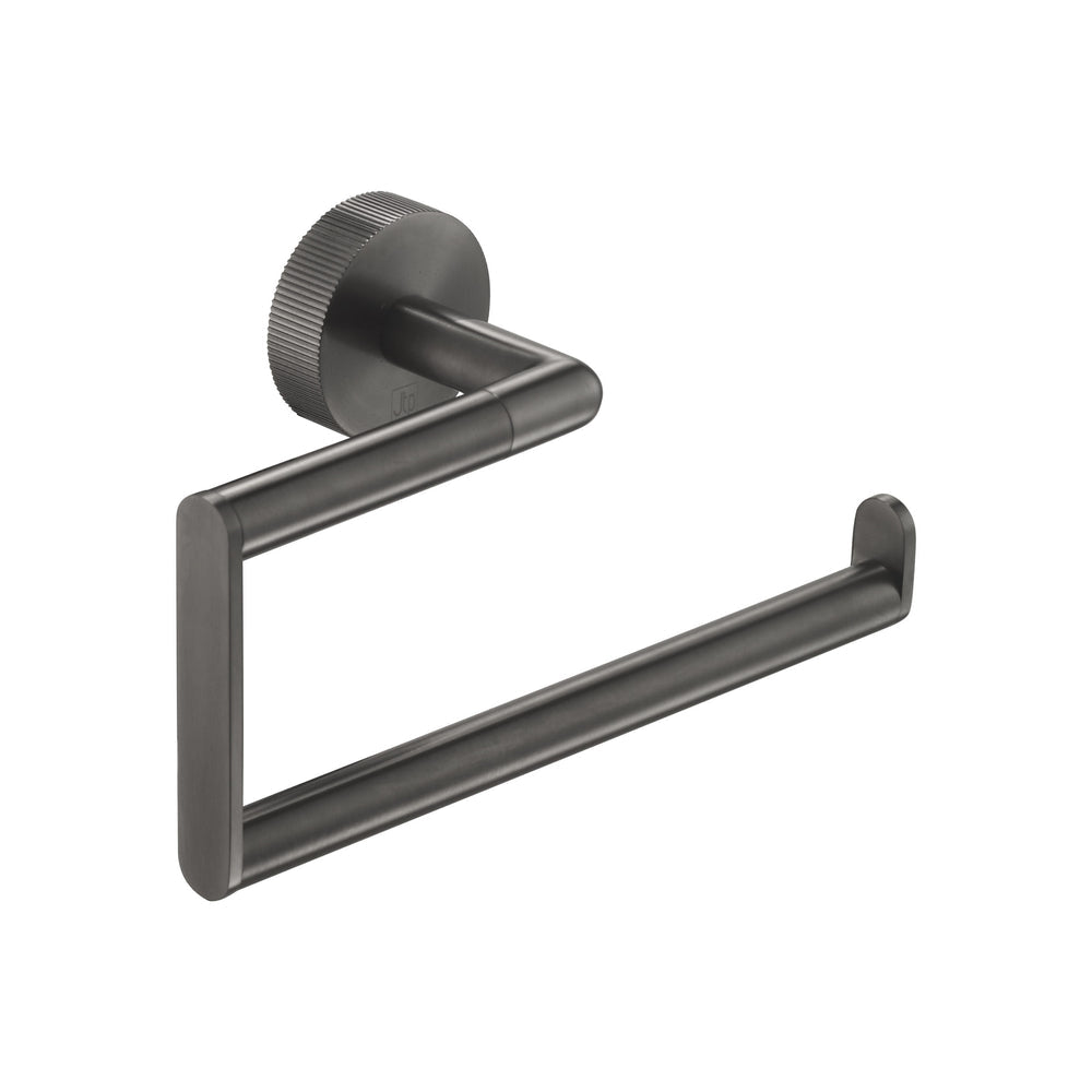 JTP EVO Towel Holder in Brushed Black