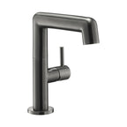 JTP EVO Side Lever Swivel Basin Mixer in Brushed Black