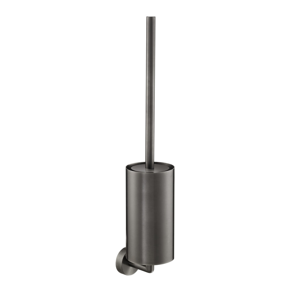 JTP EVO Wall Mounted Toilet Brush Holder in Brushed Black