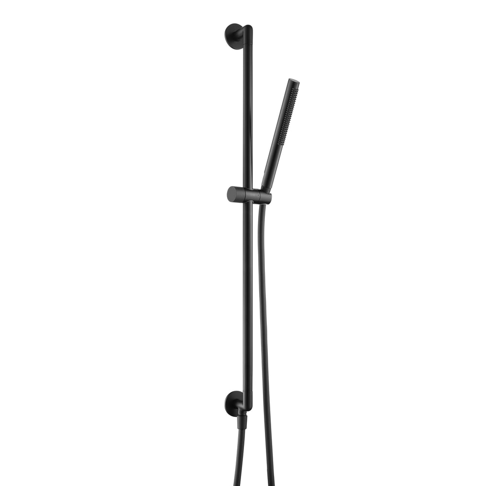 JTP EVO Slide Rail with Pencil Shower Handle and Hose in Matt Black