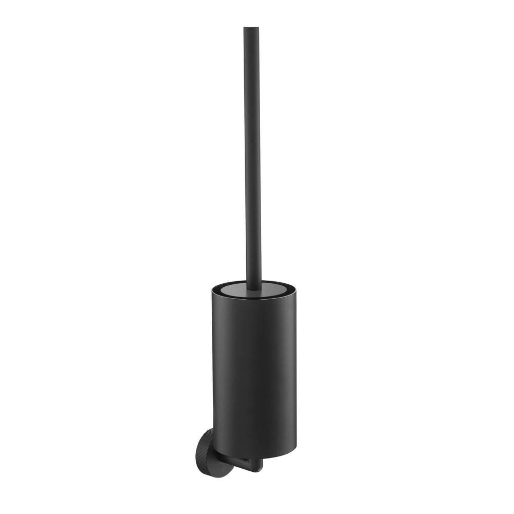 JTP EVO Wall Mounted Toilet Brush Holder in Matt Black