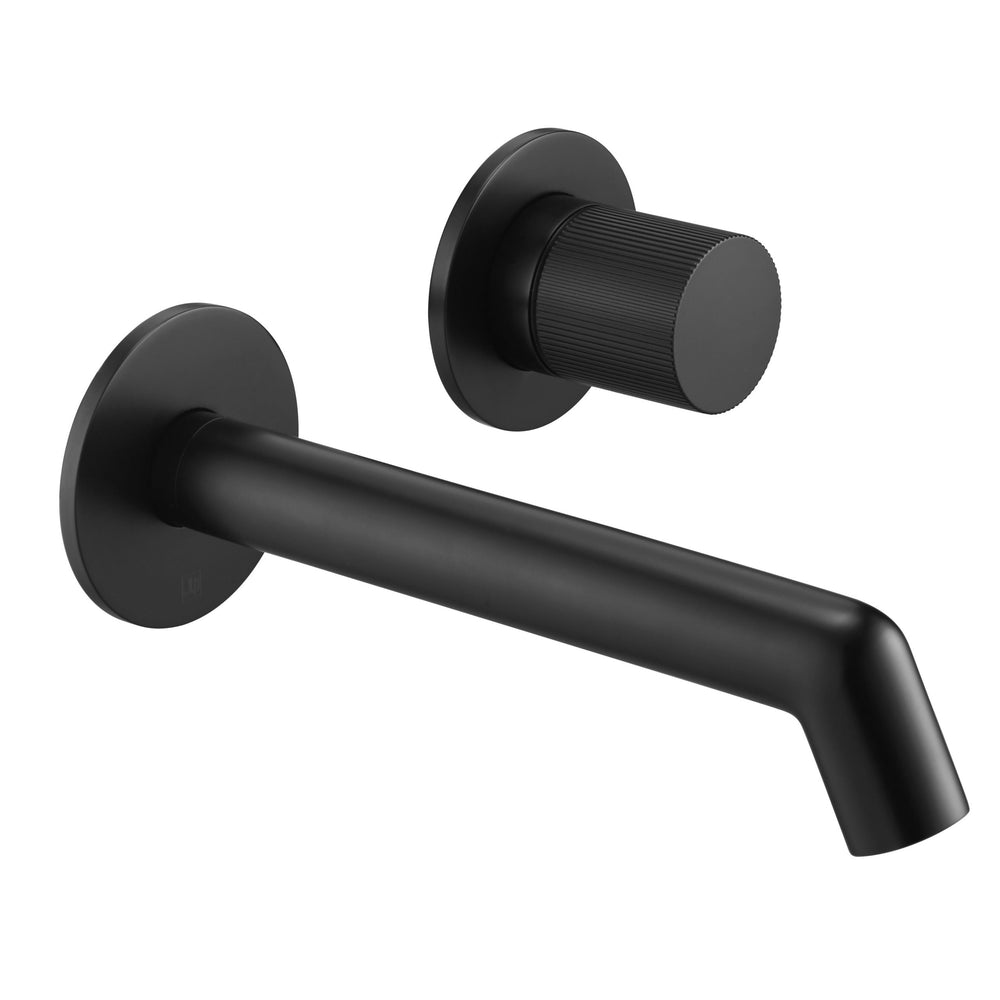 JTP EVO Wall Mounted Basin Mixer in Matt Black