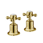 JTP Grosvenor Cross Deck Panel Valves 3/4" in Polished Gold