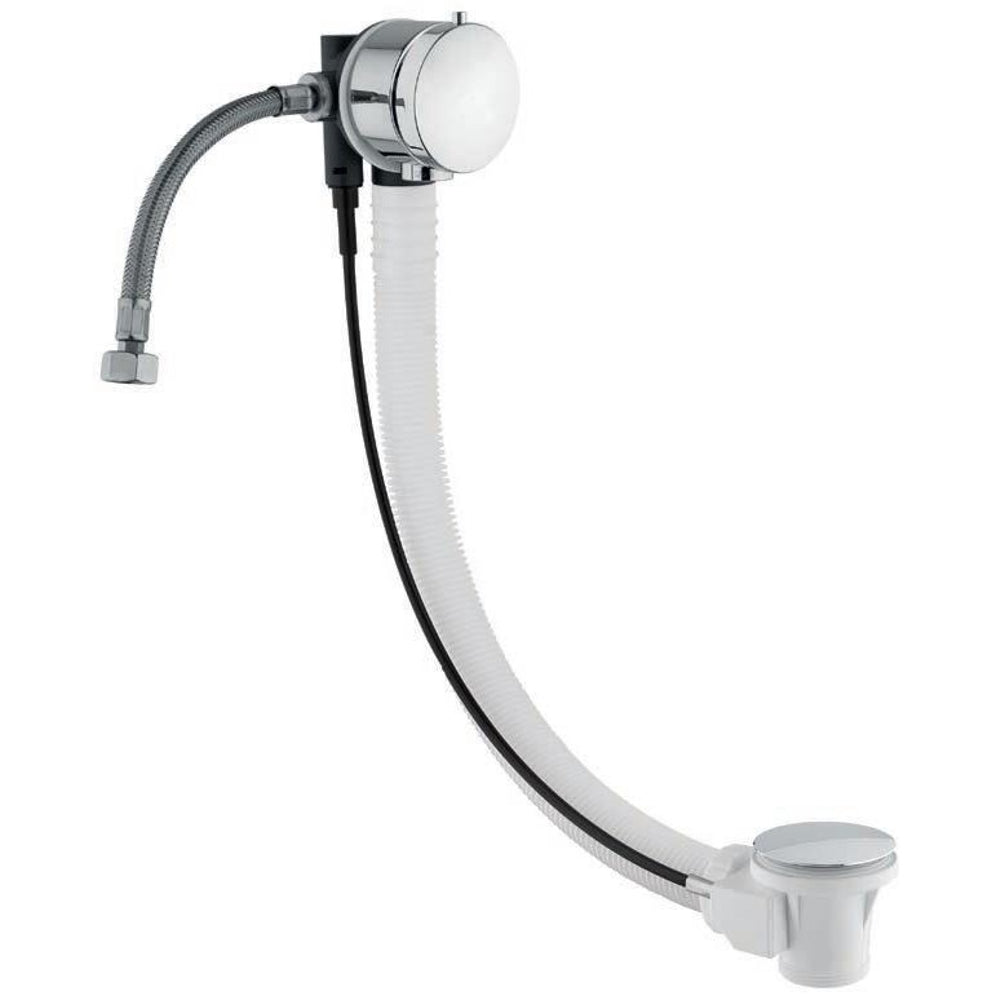 JTP Freeflow Bath Filler with Pop Up Waste in Chrome