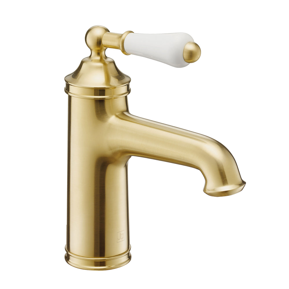 JTP Grosvenor Lever Single Lever Mono Basin Mixer in Brushed Brass
