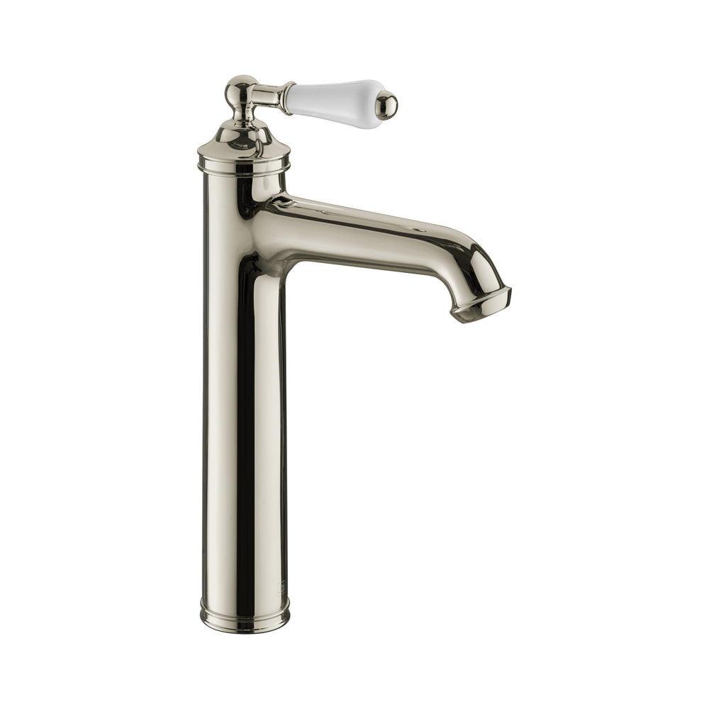 JTP Grosvenor Lever Tall Single Lever Mono Basin Mixer in Polished Nickel