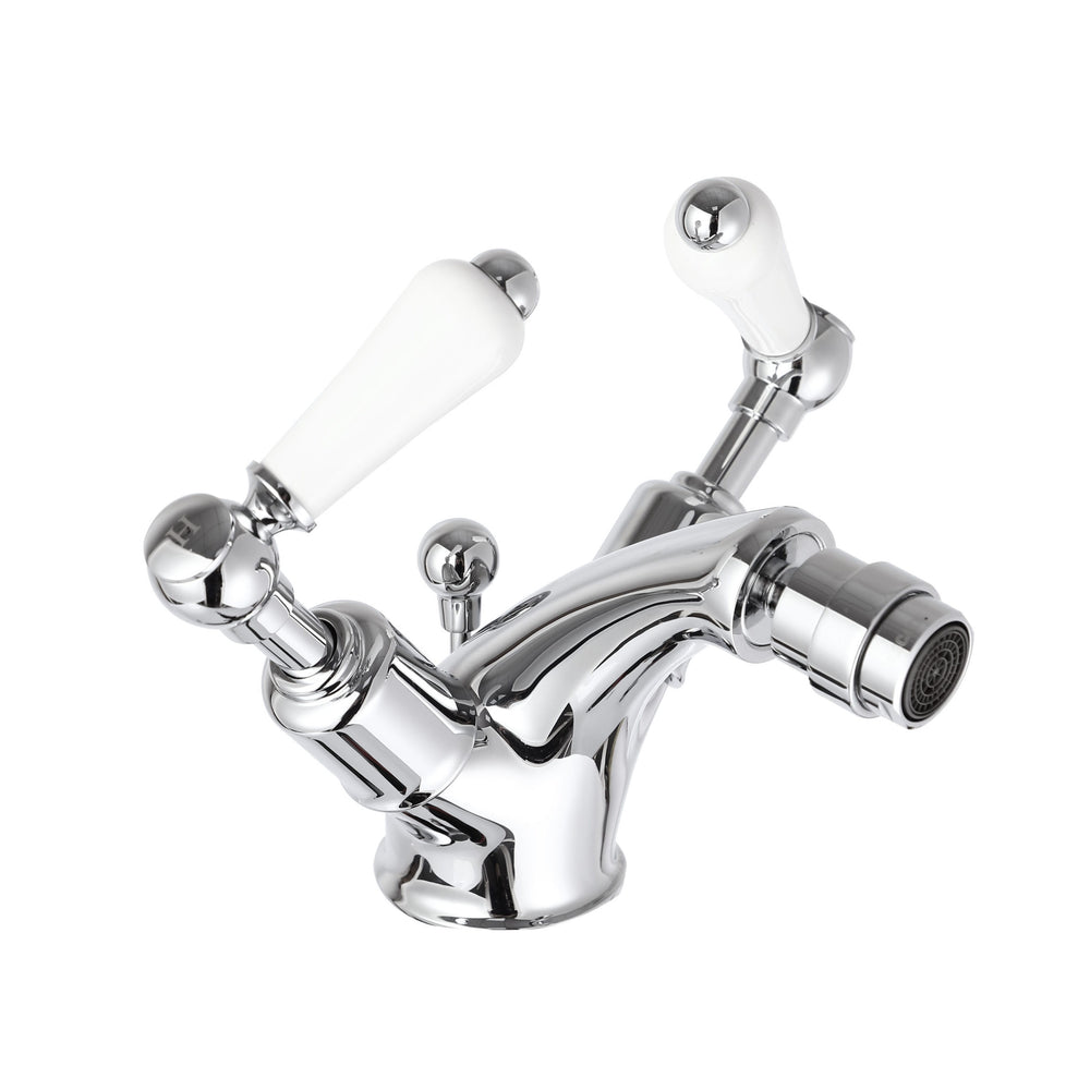 JTP Grosvenor Lever Bidet Mixer with Pop Up Waste in Chrome