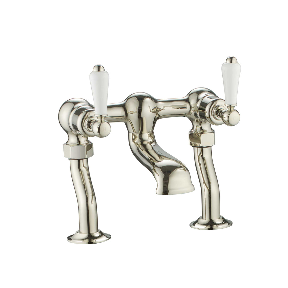 JTP Grosvenor Lever Bath Filler in Polished Nickel