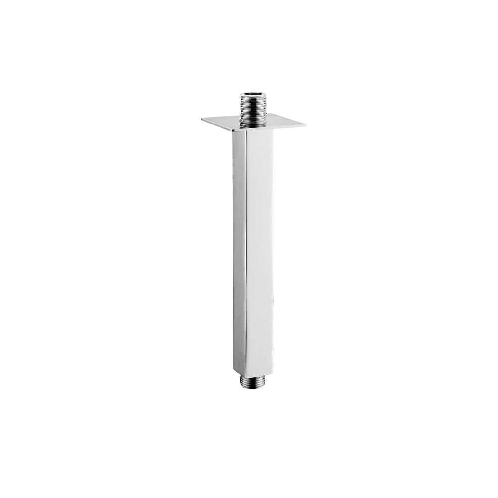 JTP Square Ceiling Shower Arm 200mm in Chrome