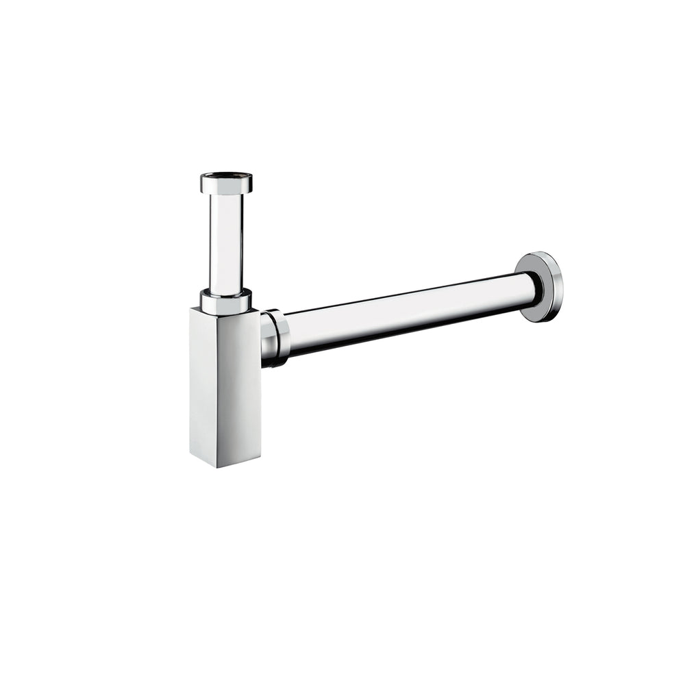 JTP Square Bottle Trap in Chrome