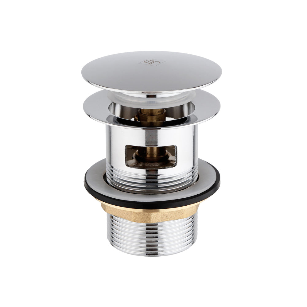 JTP Click Clack Bath Waste for Freestanding Baths with Encapsulated Overflow in Chrome