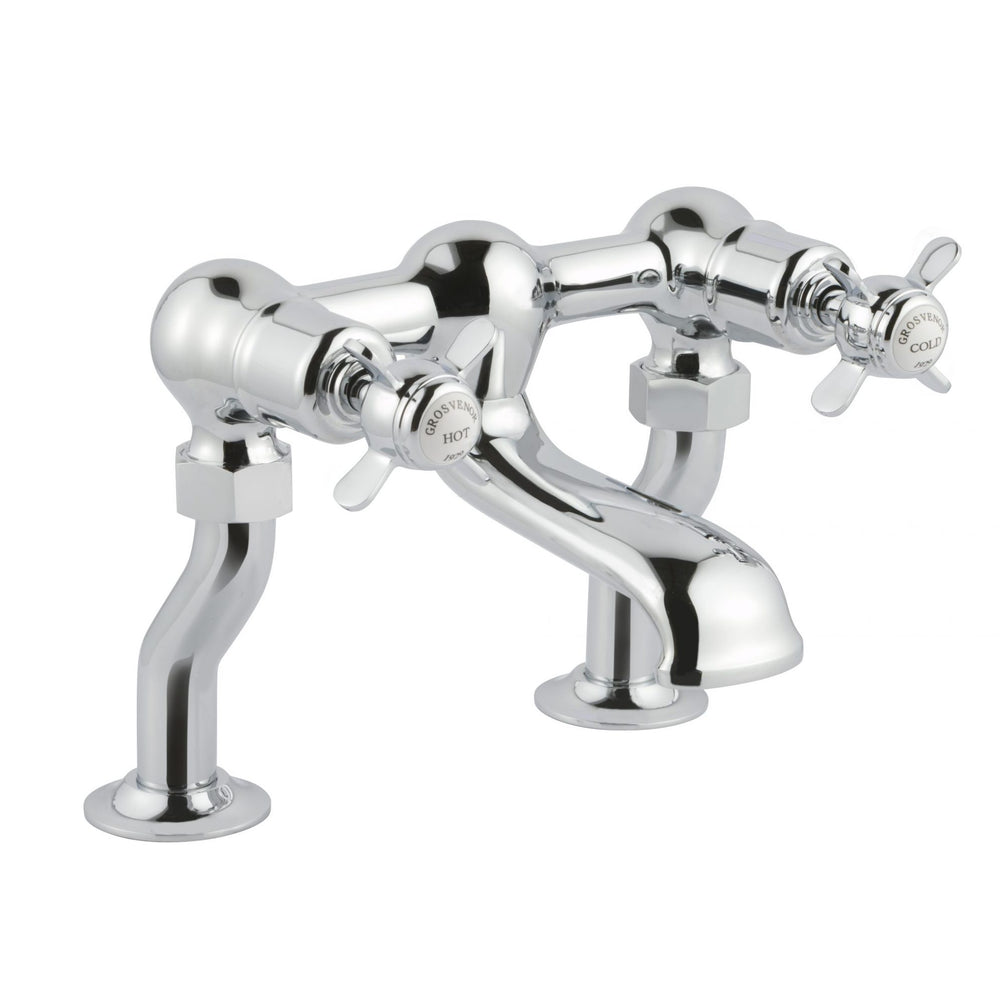 JTP Grosvenor Pinch Bath Filler in Chrome