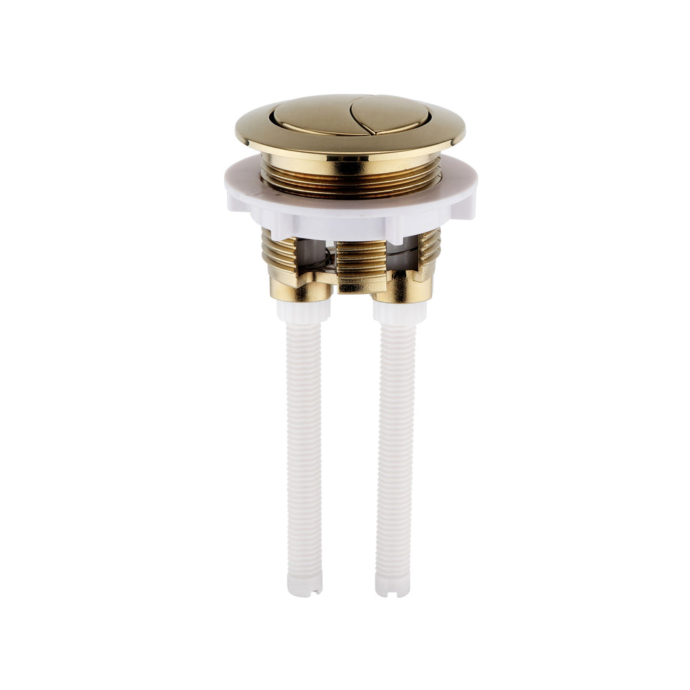 JTP Close Coupled Flush Button in Brushed Brass