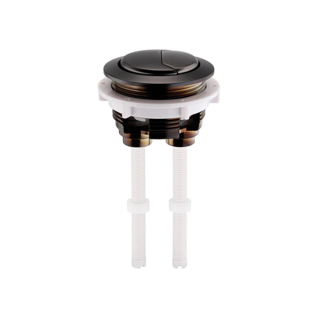 JTP Close Coupled Flush Button in Brushed Black