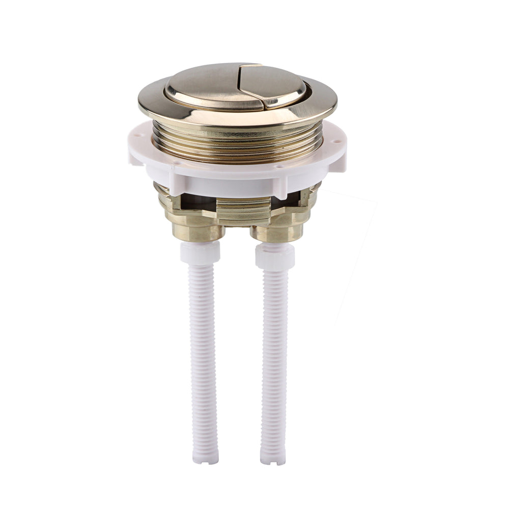 JTP Close Coupled Flush Button in Brushed Brass