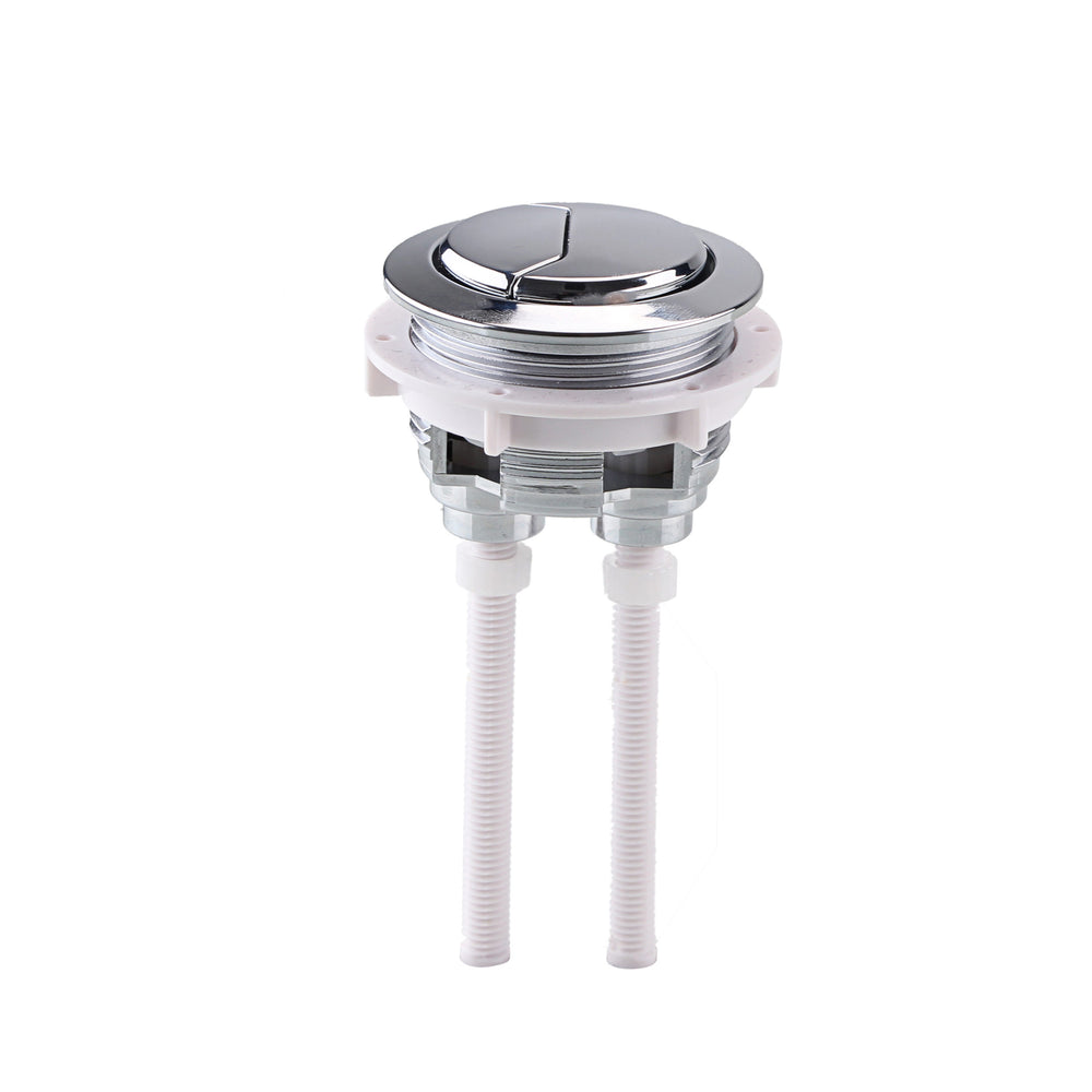 JTP Close Coupled Flush Button in Chrome