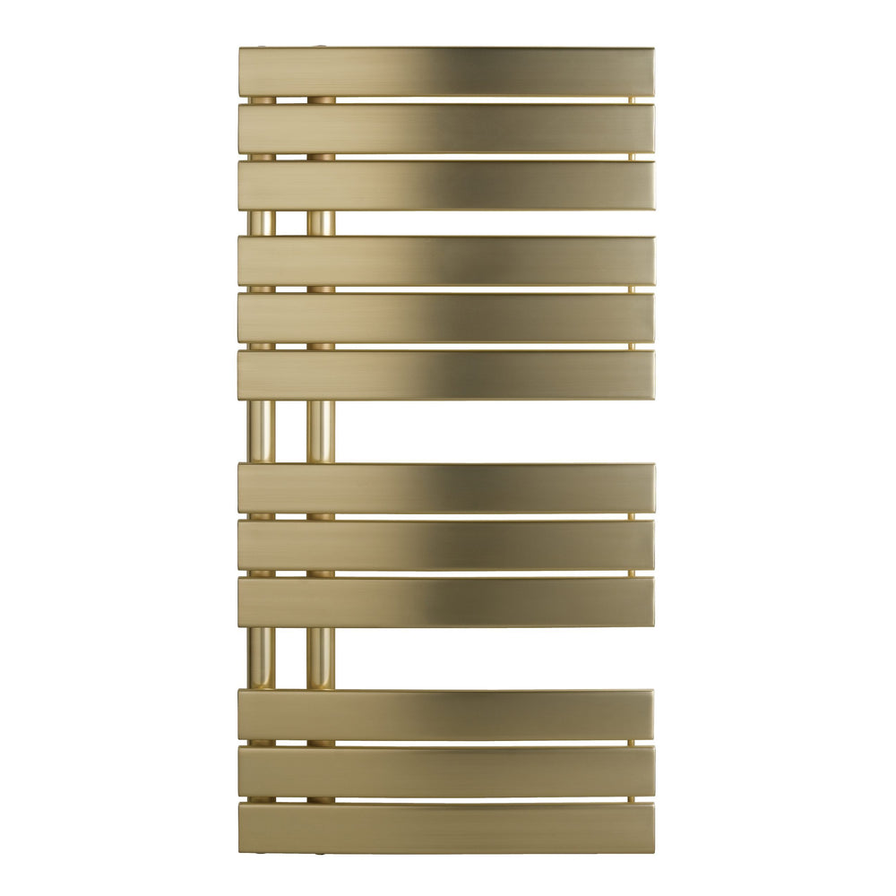 JTP Cleo Designer Towel Radiator in Brushed Brass