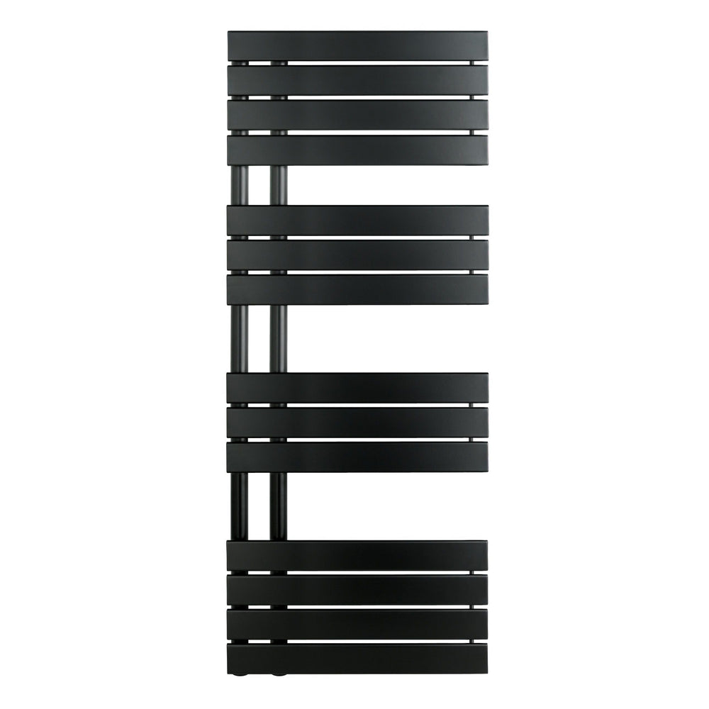 JTP Cleo Designer Towel Radiator in Matt Black
