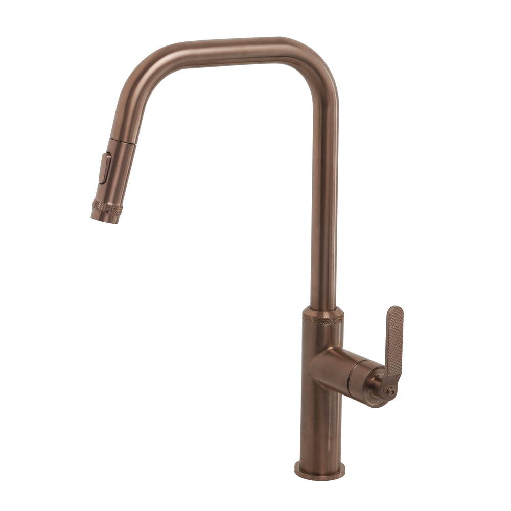 JTP Decor Single Lever Pull Out Kitchen Sink Mixer in Brushed Bronze