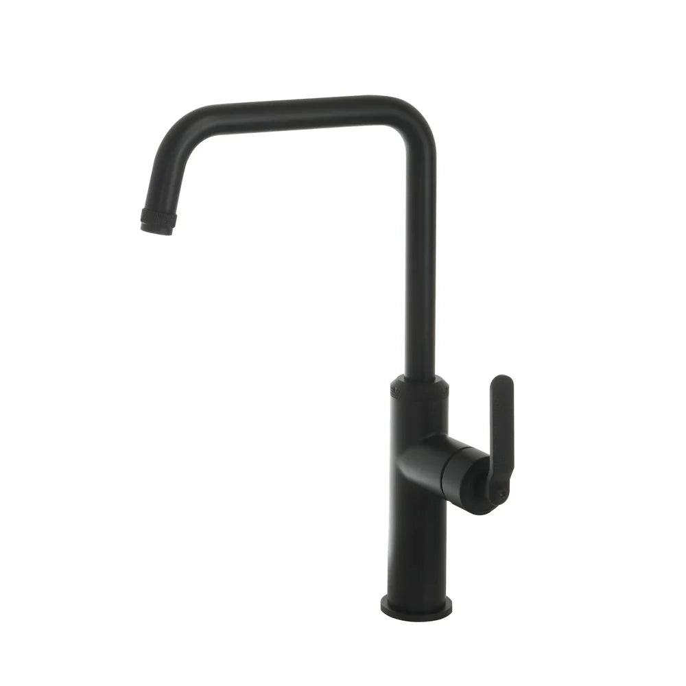 JTP Decor Single Lever Kitchen Sink Mixer in Matt Black