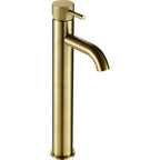 JTP VOS Tall Single Lever Basin Mixer in Brushed Brass