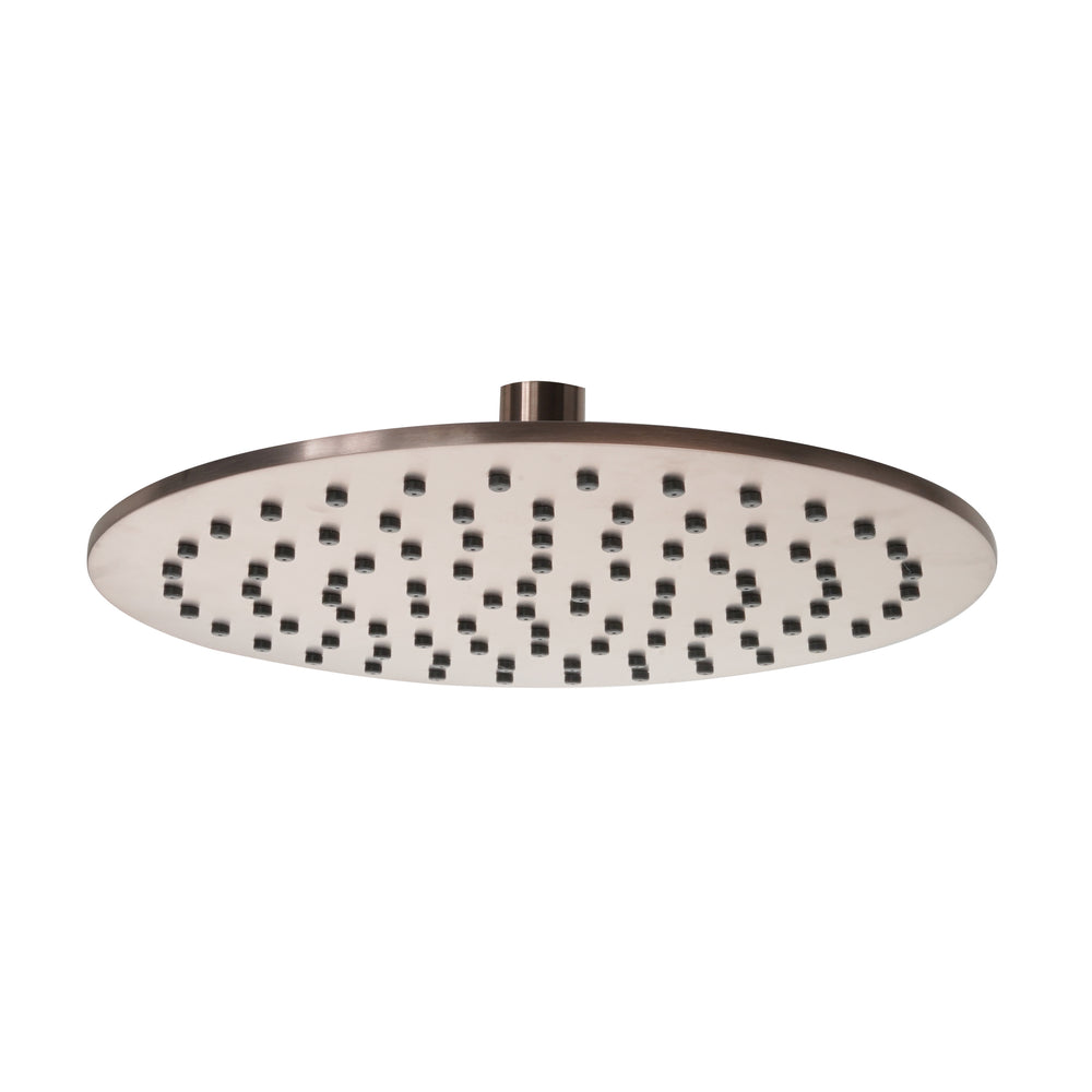 JTP VOS Round Overhead Shower in Brushed Bronze