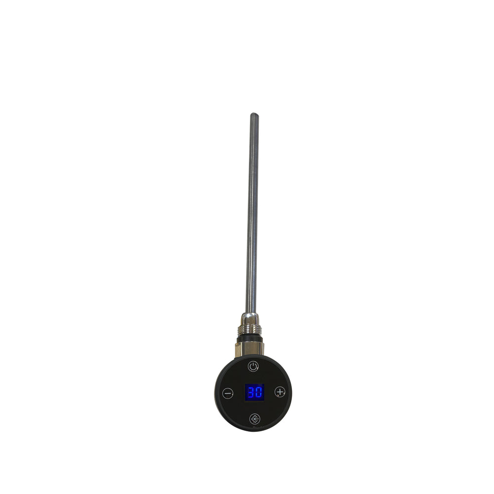 JTP Electric Thermostatic Heating Element in Matt Black