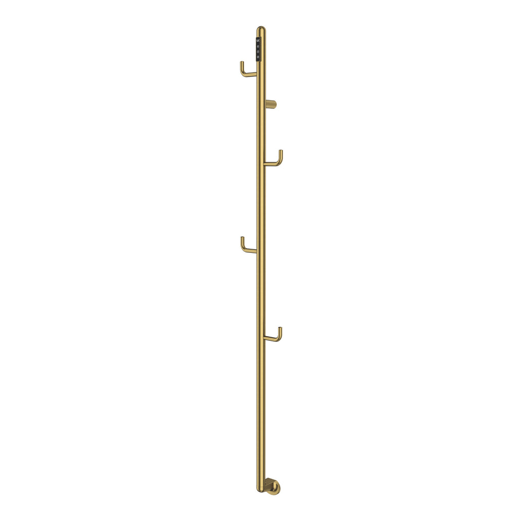 JTP Flo Electric Towel Rail 1661mm in Brushed Brass