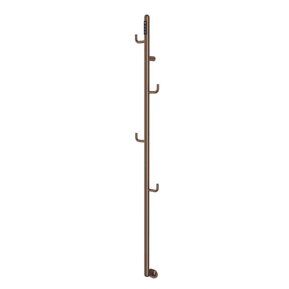JTP Flo Electric Towel Rail 1661mm in Brushed Bronze