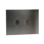 JTP Metal Pneumatic Flush Plate in Brushed Black