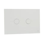 JTP Metal Pneumatic Flush Plate in Matt White