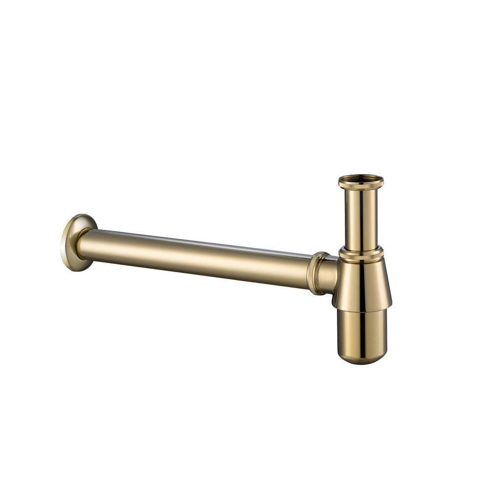 JTP Grosvenor Traditional Bottle Trap in Polished Gold