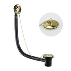 JTP Grosvenor Bath Waste in Polished Gold
