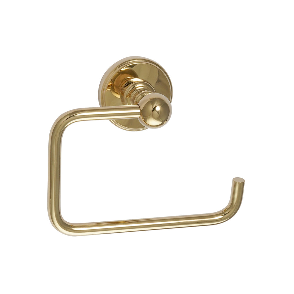 JTP Grosvenor Toilet Roll Holder in Polished Gold