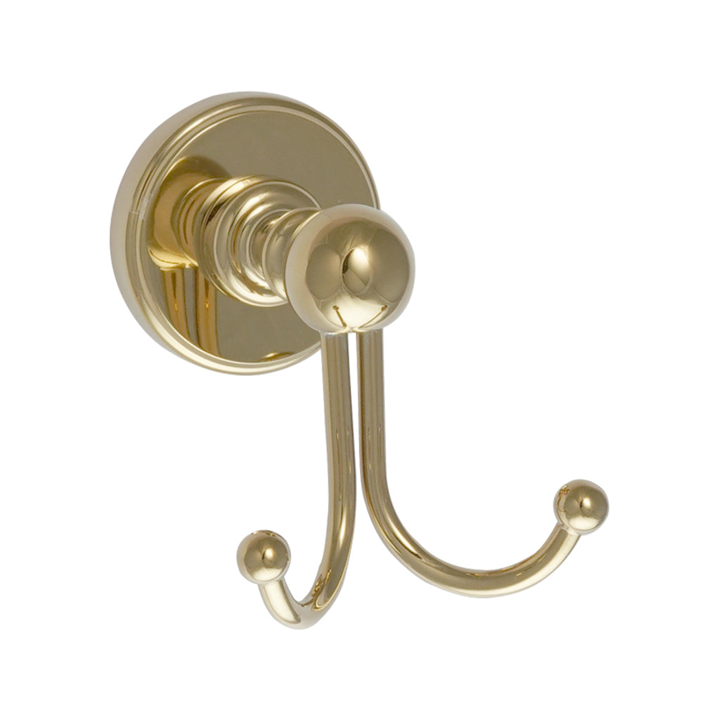 JTP Grosvenor Robe Hook in Polished Gold