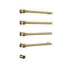 JTP Grosvenor Electric Traditional Towel Rail 529mm in Brushed Brass