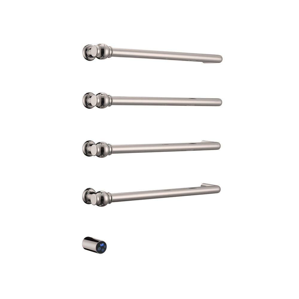 JTP Grosvenor Electric Traditional Towel Rail 529mm in Polished Nickel