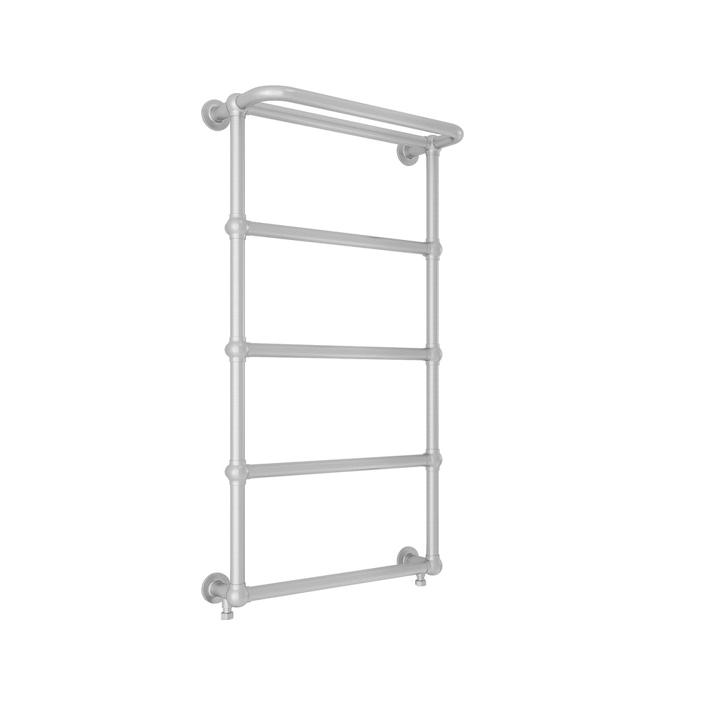 JTP Grosvenor Wall Mounted Traditional Towel Radiator in Polished Nickel