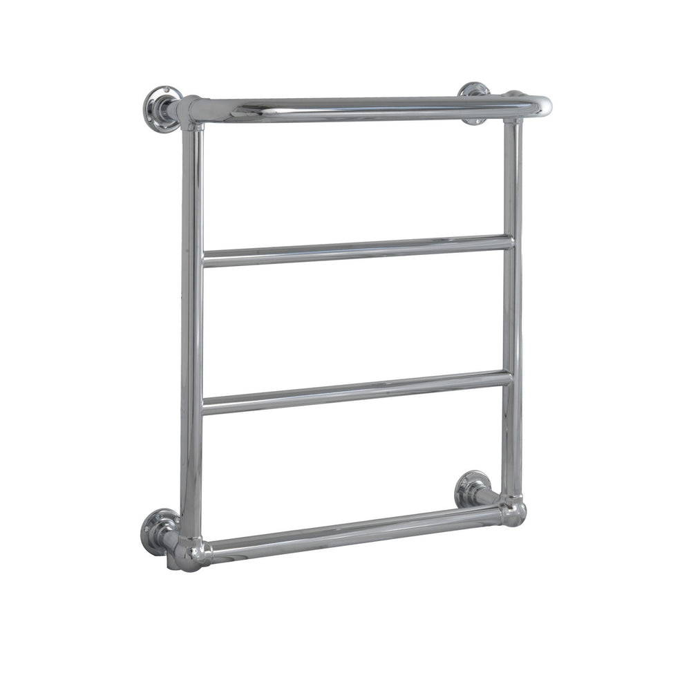 JTP Grosvenor Wall Mounted Traditional Towel Radiator in Chrome