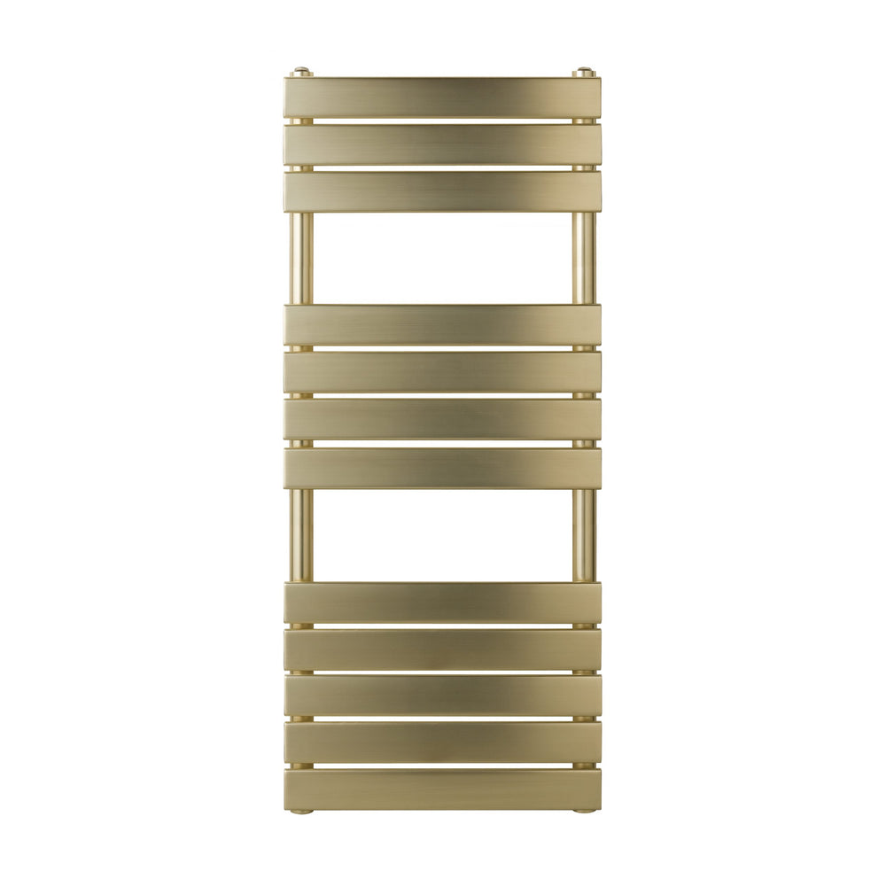 JTP HIX Designer Towel Radiator in Brushed Brass
