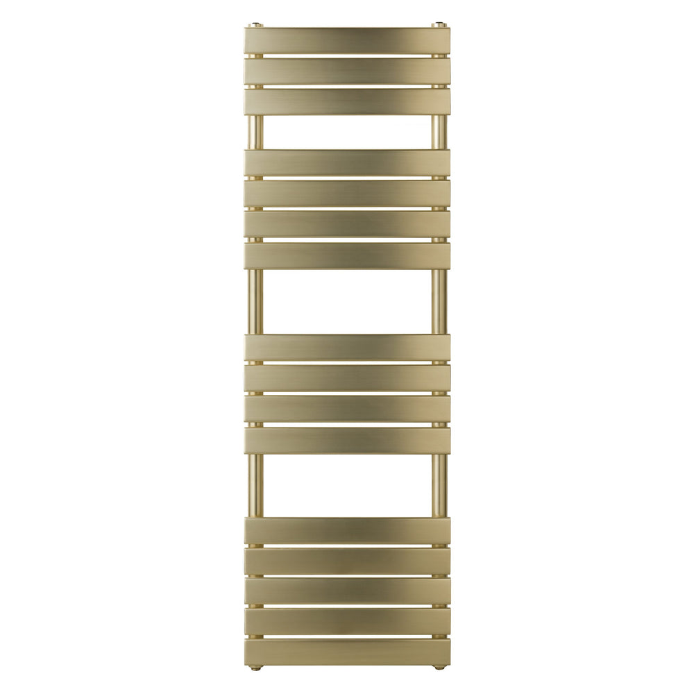 JTP HIX Designer Towel Radiator in Brushed Brass