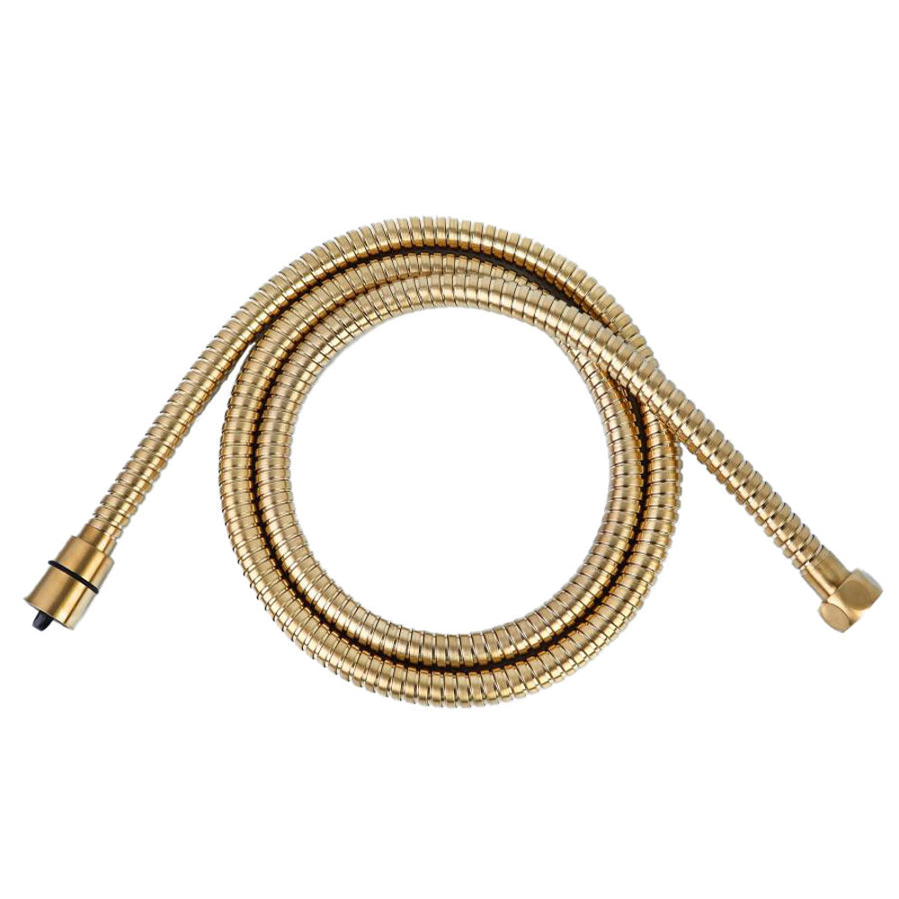 JTP VOS Metal Shower Hose 1.5m in Brushed Brass