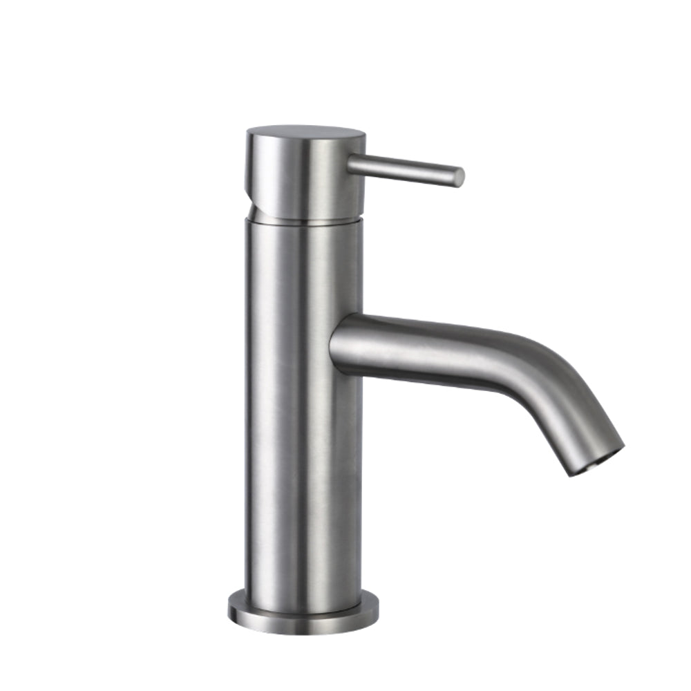 JTP INOX Single Lever Basin Mixer in Stainless Steel