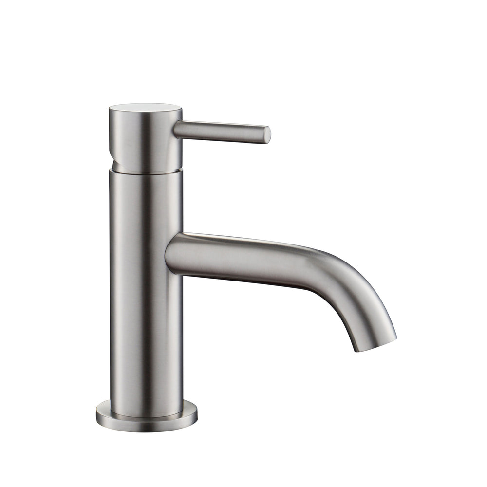 JTP INOX Mini Single Lever Basin Mixer in Stainless Steel