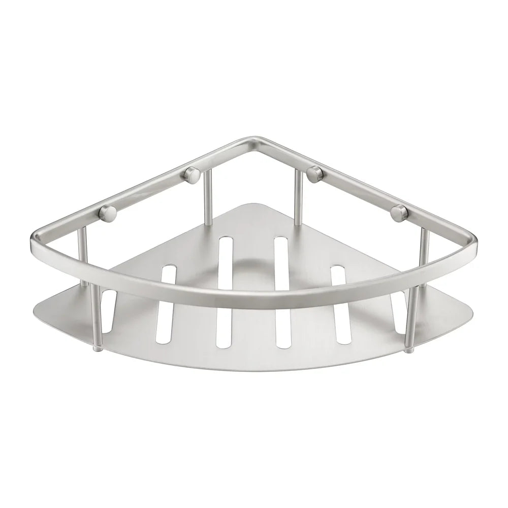 JTP Corner Shower Basket in Stainless Steel
