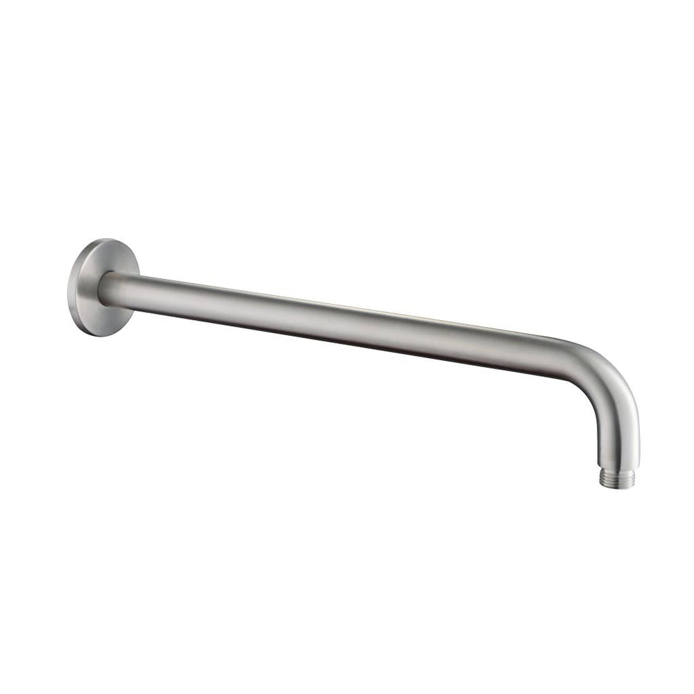 JTP INOX Round Wall Shower Arm in Stainless Steel