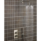 JTP INOX Thermostatic Concealed 1 Outlet Shower Valve in Stainless Steel
