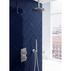 JTP INOX Thermostatic Concealed 3 Outlet Shower Valve 681 in Stainless Steel