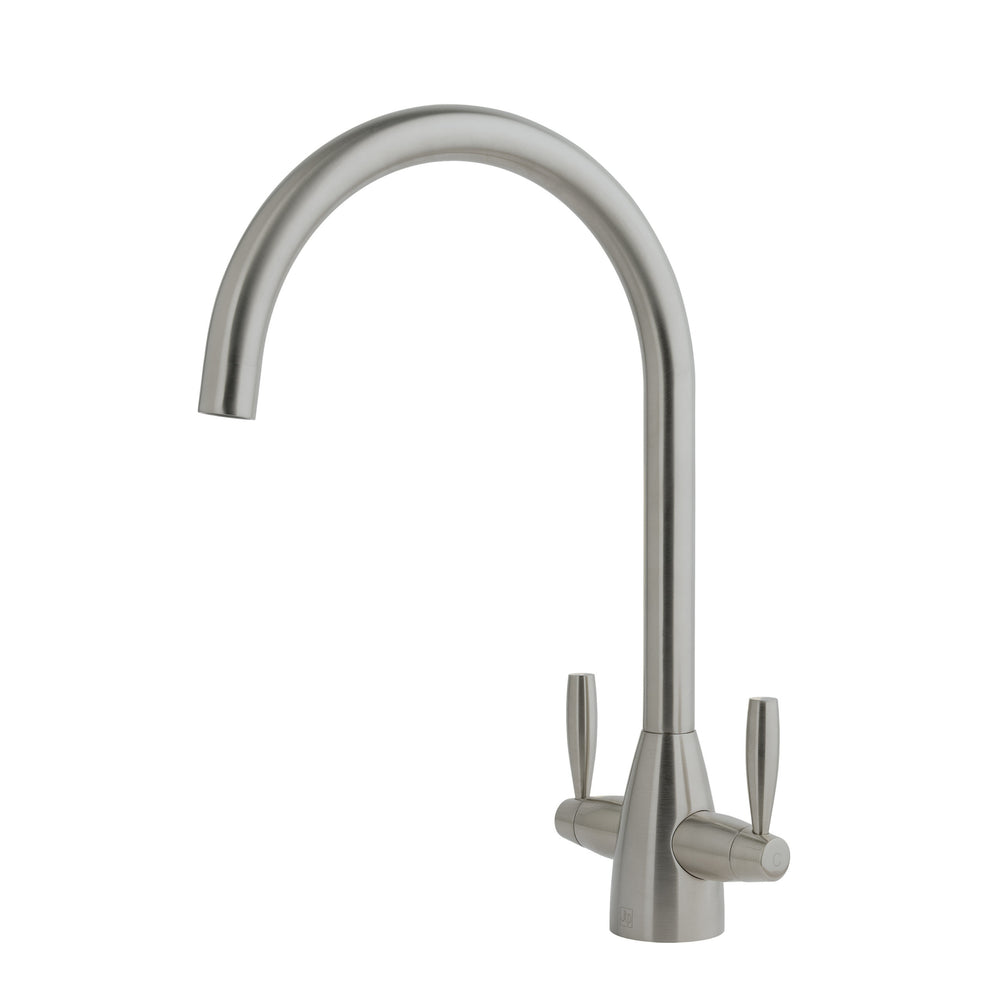JTP Blink Kitchen Sink Mixer with Swivel Spout in Stainless Steel